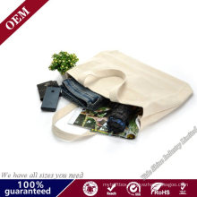 High Quality Shopping Tote Cheap Canvas Zipper Bag